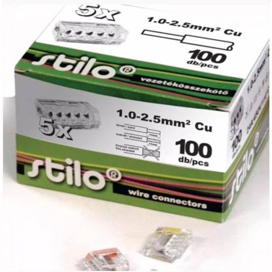 Stilo Vezetékösszekötő 5x2,5